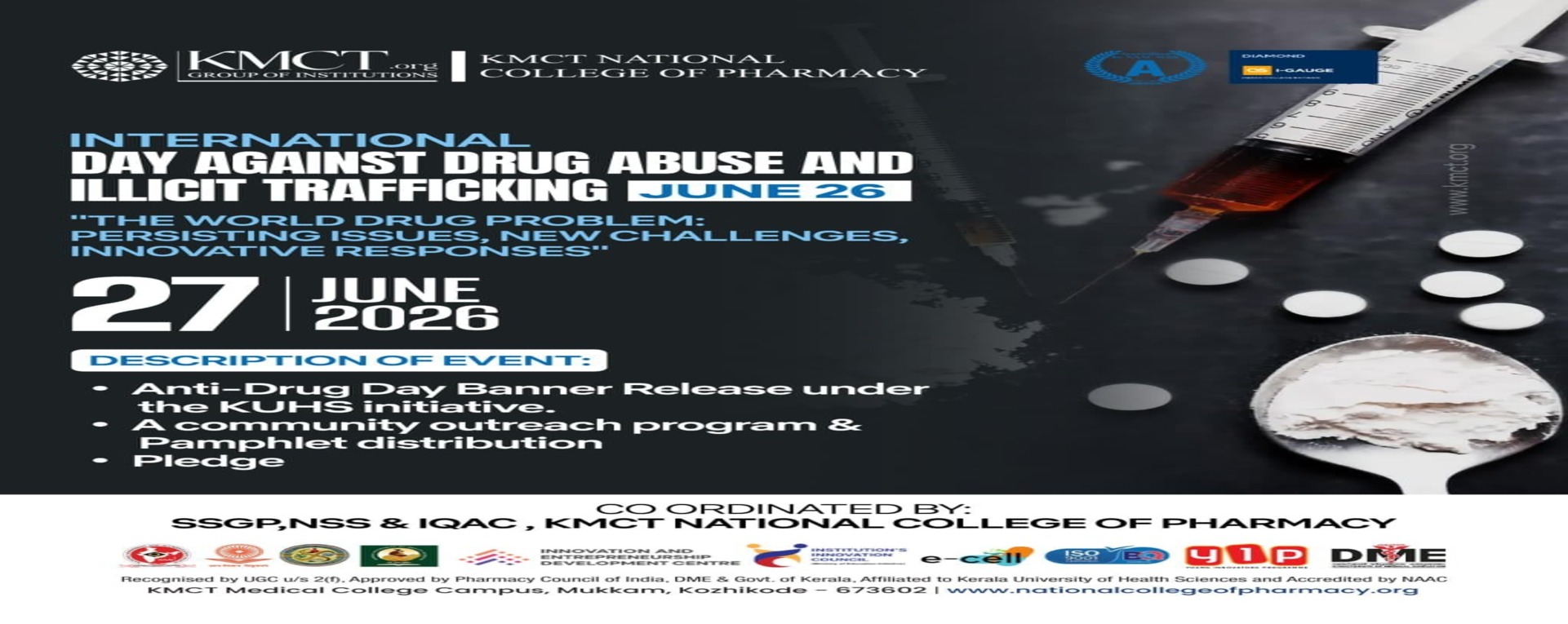 International Day Against Drug Abuse and Illicit Trafficking June 2026