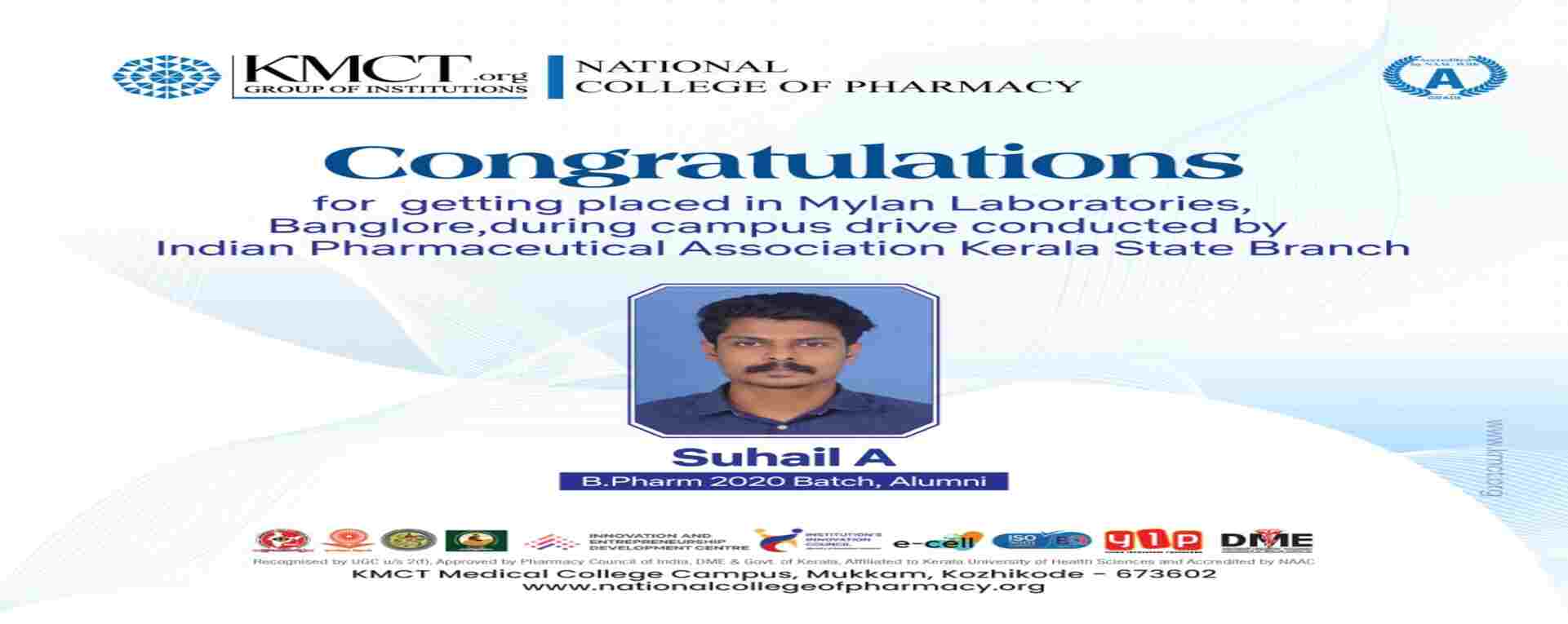 CONGRATULATIONS SUHAIL A